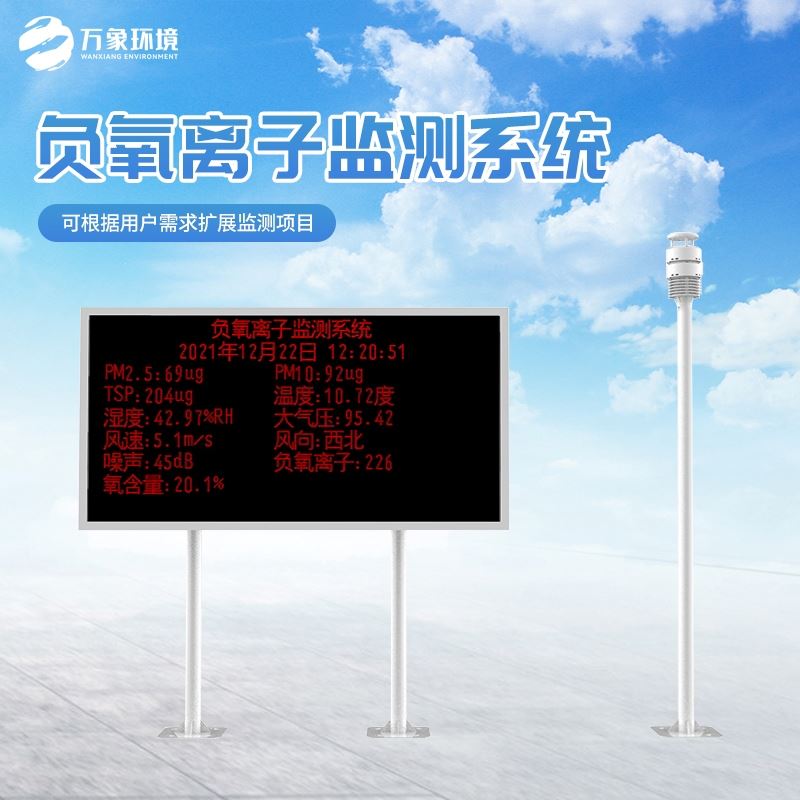 景区负氧离子监测系统