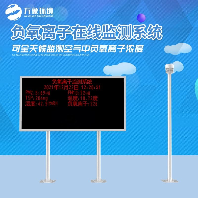 大气负氧离子自动监测系统