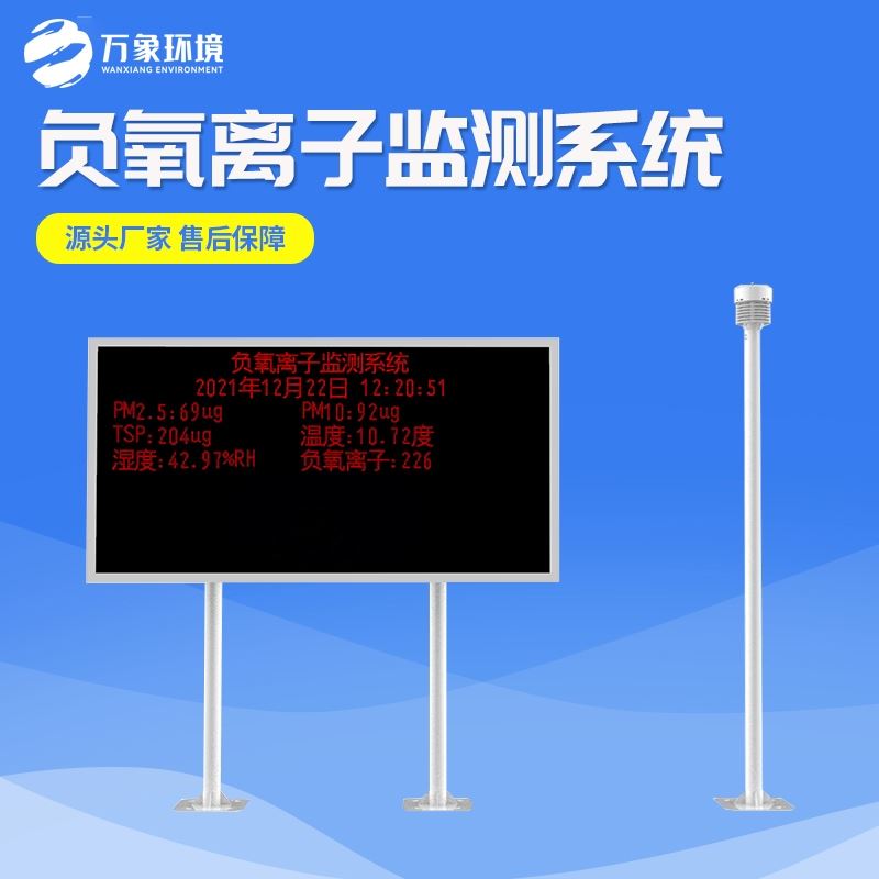 大气负氧离子自动监测系统